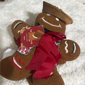 Envogue Christmas Decorative Gingerbread Cowboy Pillows